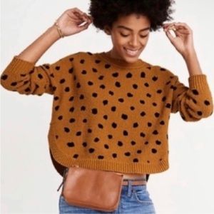 Madewell painted spots cotton sweater